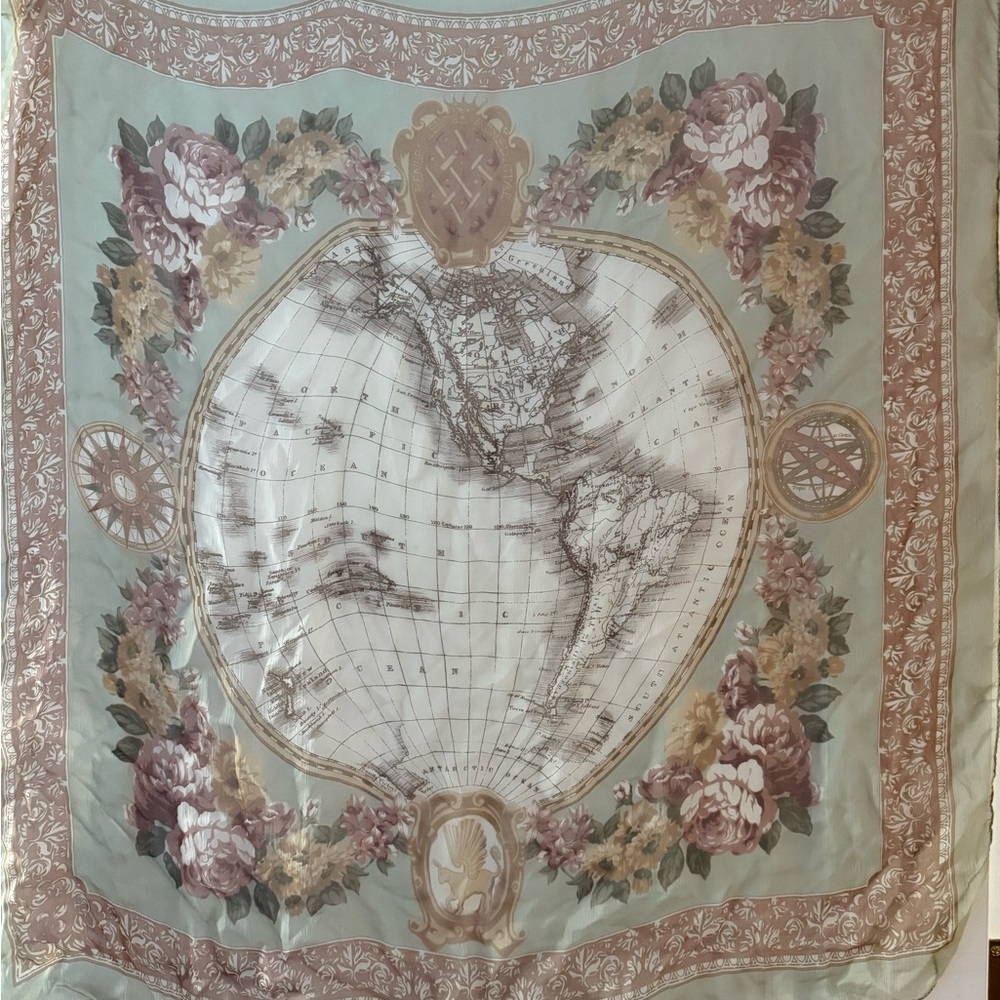 Talbots 100% silk scarf